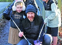 Youngsters tackle litter build-up