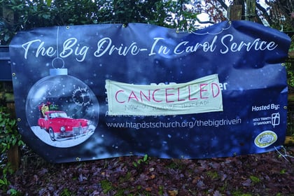 Back to the sofa for cancelled carol service