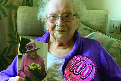 Happy 100th birthday jab for Pat