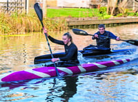 Training hard on the local waterway