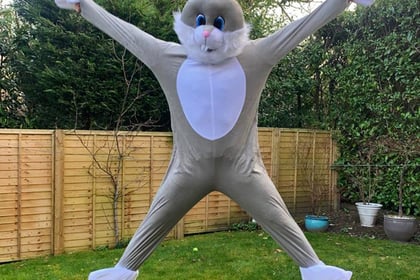 Support hospice fun run with the Easter Bunny