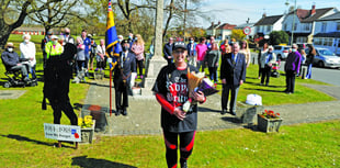 Cathy’s fundraising walk covers distance from the Cenotaph to Dunkirk