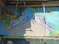 Old master-style murals uncovered in derelict pub