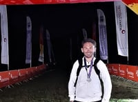 Chris completes Jurassic marathon for mental health charity