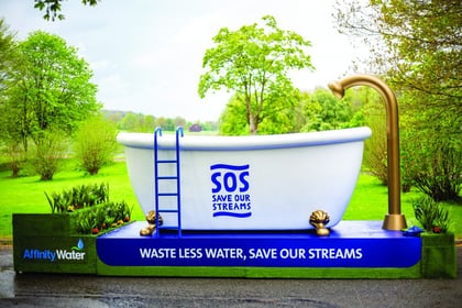 Big bath to reinforce water saving message