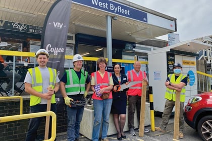 Planters get new home at station