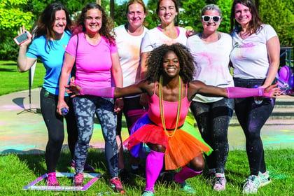 Fitness community puts added colour in their lives
