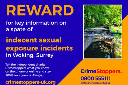 Reward offered after more incidents of indecent exposure