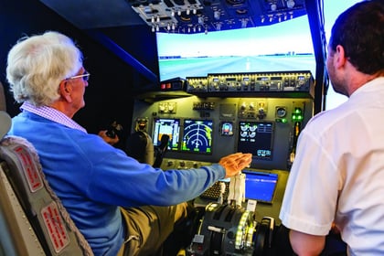 Retired military pilots take to the virtual skies