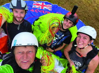 Myrianthe aims for success with UK paragliding accuracy team