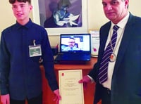 Schoolboy honoured for saving pal from drowning