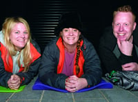 Charity workers spend night on the street to raise awareness of homelessness