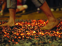 Hotfoot it to the firewalk for hospice