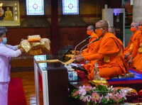 Temple’s meditation garden is opened