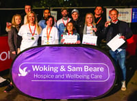 Hotfooting it across the coals for hospice