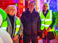 Christmas illuminations raising money for cancer charity