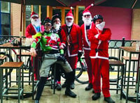 Santas cycle for hospice