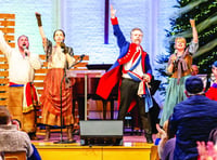 Les Miserables stars rouse carol concert, thanks to singing estate agent