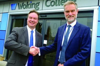 Woking College praised at Prime Minister’s Questions