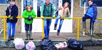 Scouts lead the way in litter clean-up