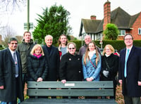 Benches mark dedicated service