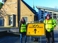 Volunteers keep vaccine clinic going strong