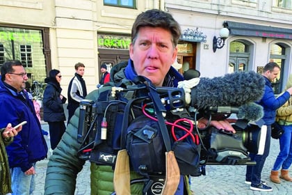 ‘High-risk’ BBC cameraman in Lviv says Ukraine people so grateful for support