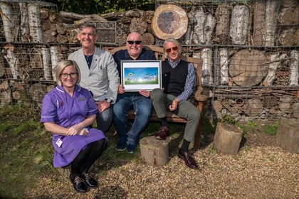 Music legend renames hospice wildlife garden