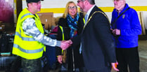 Mayor impressed by Ukraine relief effort run from local airport