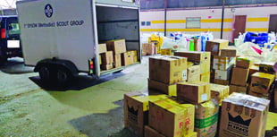 Charity keeps filling airport hangar with aid for Ukraine