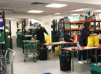 Foodbank ‘on a cliff edge’