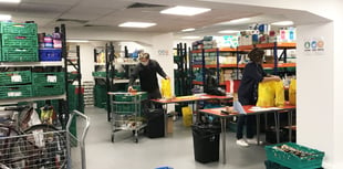 Foodbank ‘on a cliff edge’