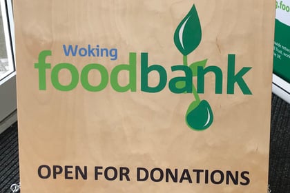 Woking Foodbank given £950 boost as it trials evening session 