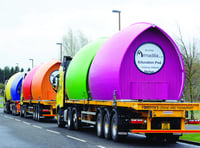 Colourful pods provide extra classroom