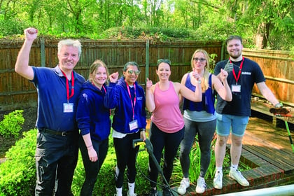 Garden makeover creates new reading space for pupils
