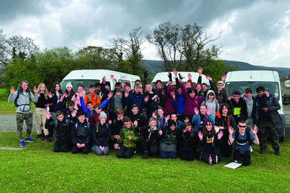 Scouts rise to the challenge of mountainous trek