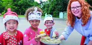 Pupils learn about Queen’s reign in style