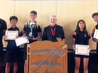 Enterprising students beat the heat at school's Dragon's Den competition