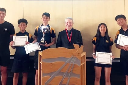 Enterprising students beat the heat at school's Dragon's Den competition