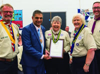 Jean receives Scouting’s highest award