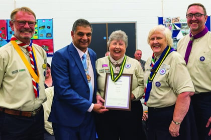 Jean receives Scouting’s highest award
