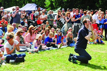 Big crowds welcome the return of village fayre