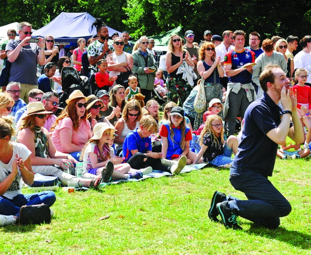 Big crowds welcome the return of village fayre