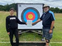 Archers help refugee target a new hobby