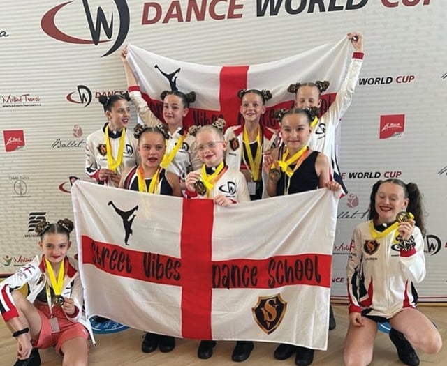 World Cup victory for gold winning dancers