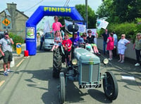 John "well chuffed" after tractor triumph