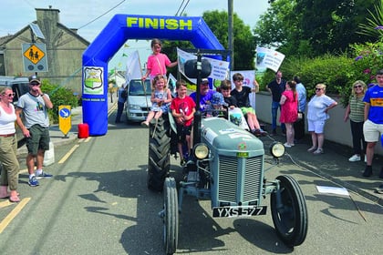 John "well chuffed" after tractor triumph