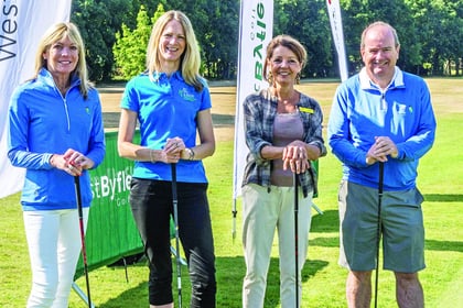 West Byfleet golfers chip in to aid club’s charity