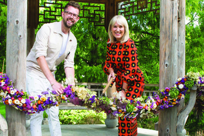 TV star inspired by brilliant show blooms