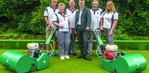 Grant helps to keep club’s green in tip-top condition